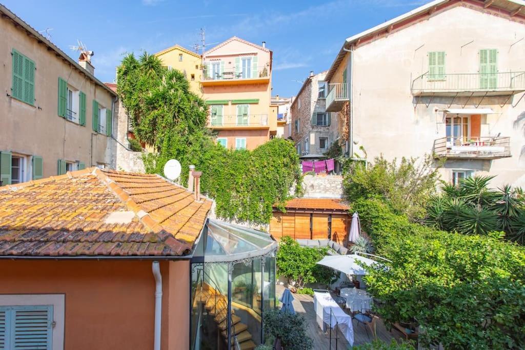 #40 Bright Sea View Suite For 6 2Mins Walk Port & Sea Villefranche-sur-Mer Zewnętrze zdjęcie