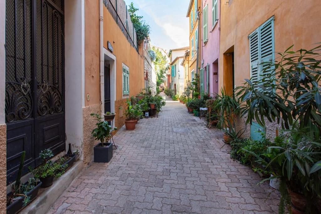 #40 Bright Sea View Suite For 6 2Mins Walk Port & Sea Villefranche-sur-Mer Zewnętrze zdjęcie