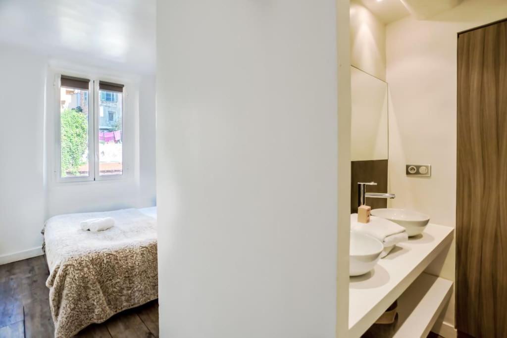 #40 Bright Sea View Suite For 6 2Mins Walk Port & Sea Villefranche-sur-Mer Zewnętrze zdjęcie